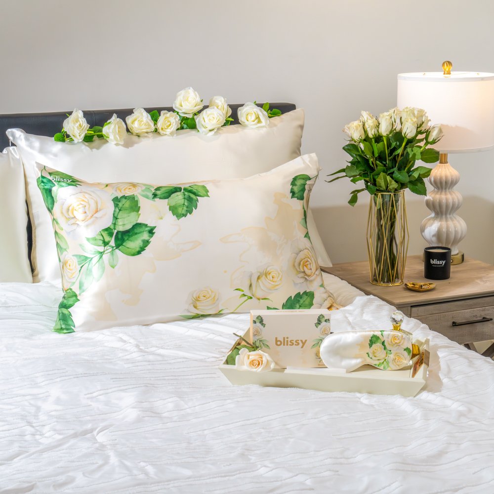 Standard Zodiac Flower Pillowcase – Blissy Premium Silk