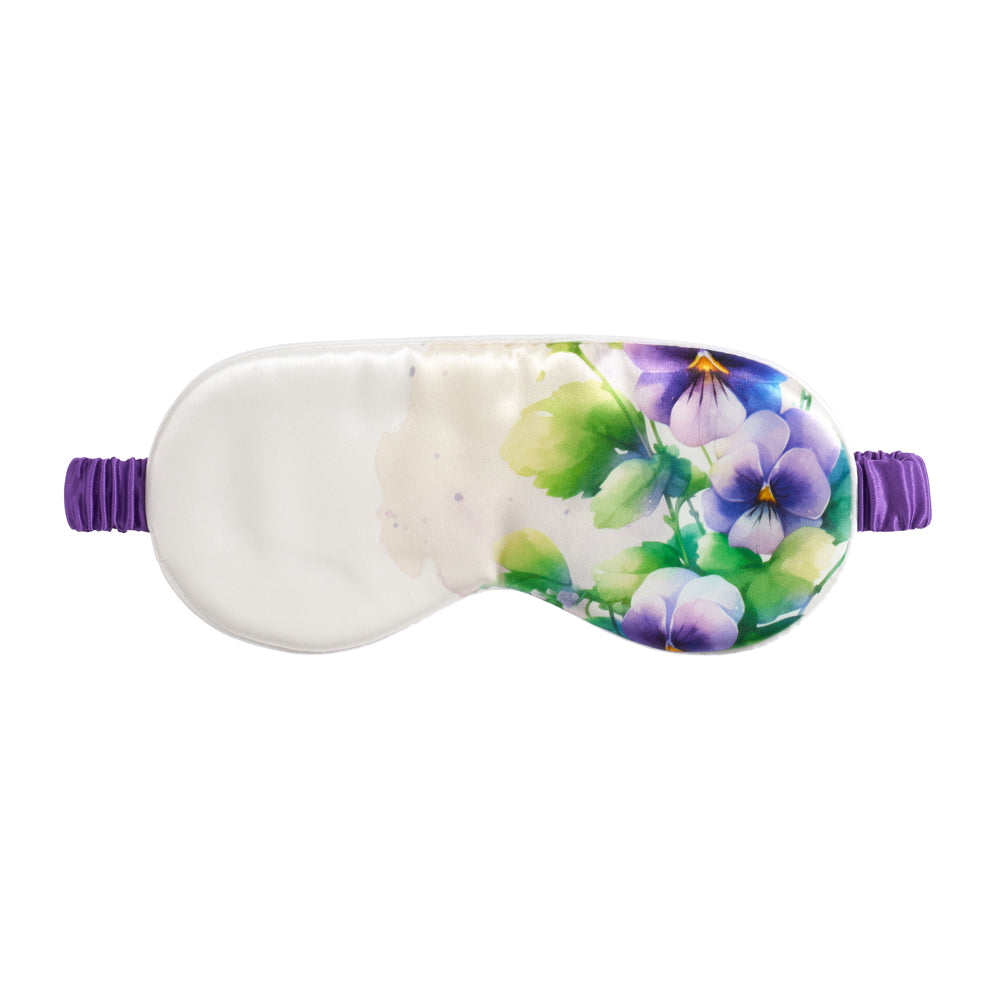 Blissy Zodiac Flower Sleep Mask Lifestyle – Mulberry Silk