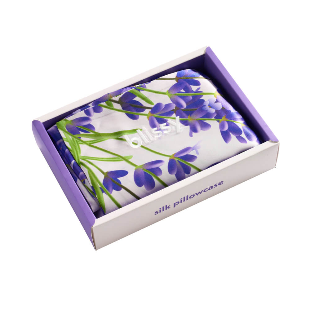 Blissy Mulberry Silk Pillowcase – Zodiac Flower King