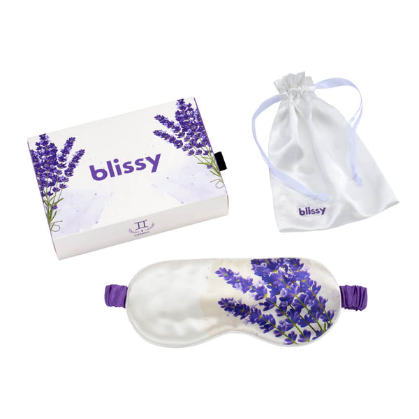 Blissy Zodiac Flower Sleep Mask – 22 Momme Mulberry Silk, 100% Silk