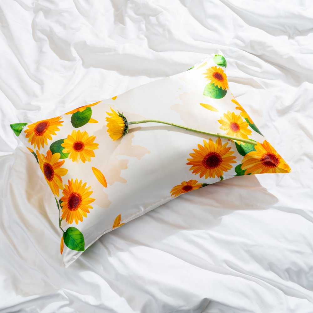 Standard Zodiac Flower Pillowcase – Blissy Premium Silk