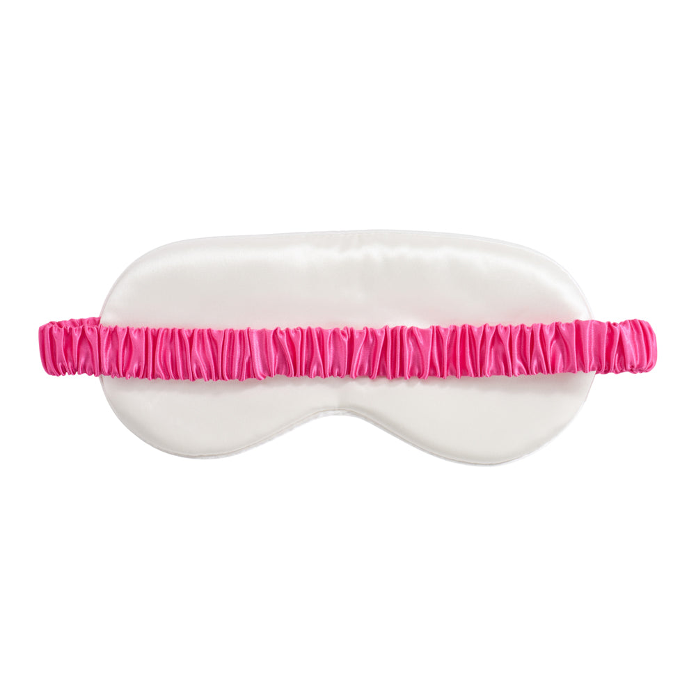 Zodiac Flower Sleep Mask Close-Up – Blissy 22 Momme Silk