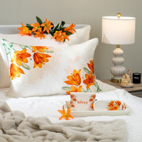 Pillowcase - Zodiac Flower - Taurus Lily - Queen