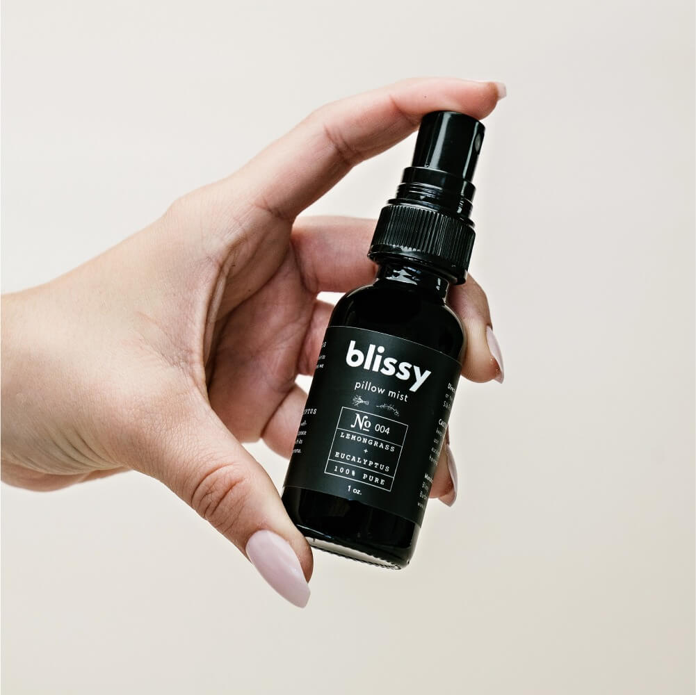 Blissy Blissy Sleep & Pillow Mist (Lemongrass & Eucalyptus) Detail