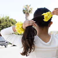 Blissy Scrunchies - Sunshine Yellow