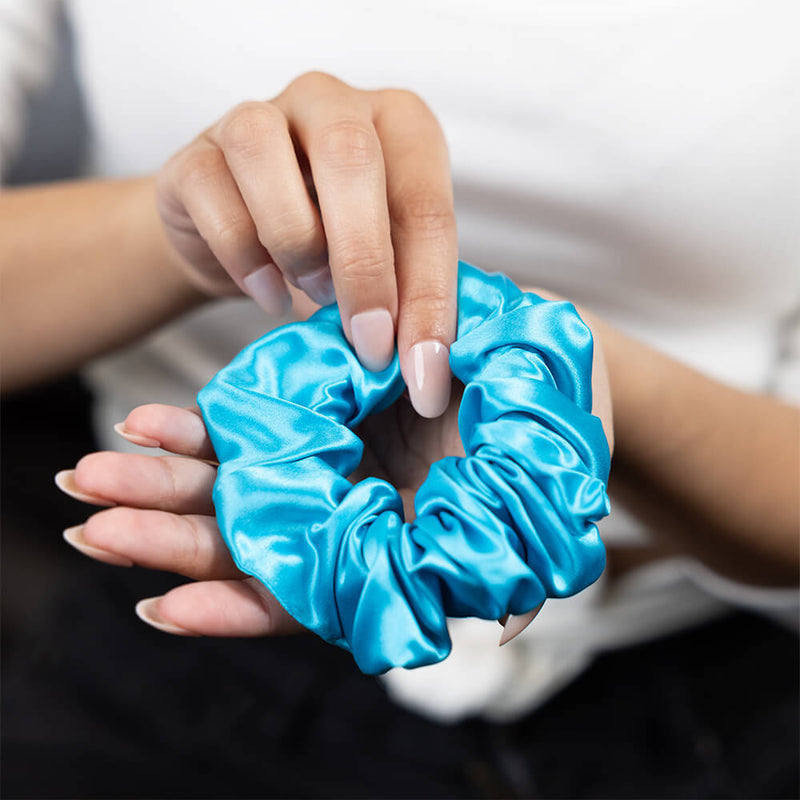 Blissy Scrunchies - Bahama Blue