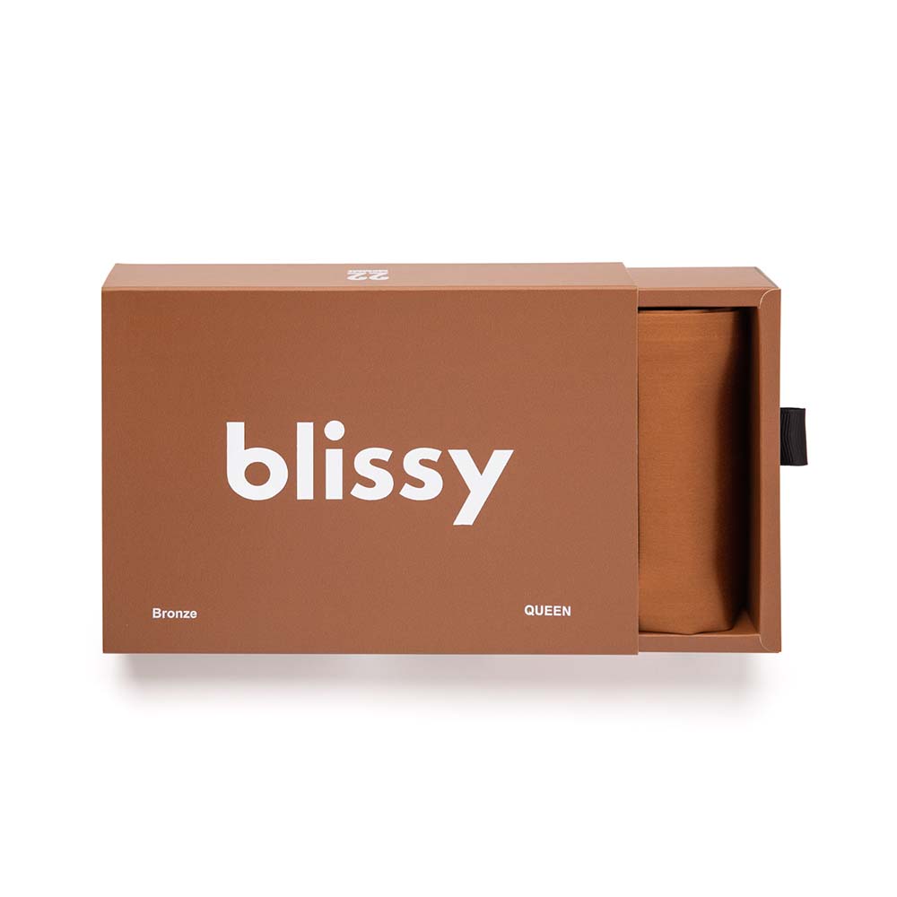 Queen Bronze Pillowcase – Blissy Premium Silk