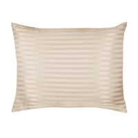 Pillowcase - Champagne Striped - King