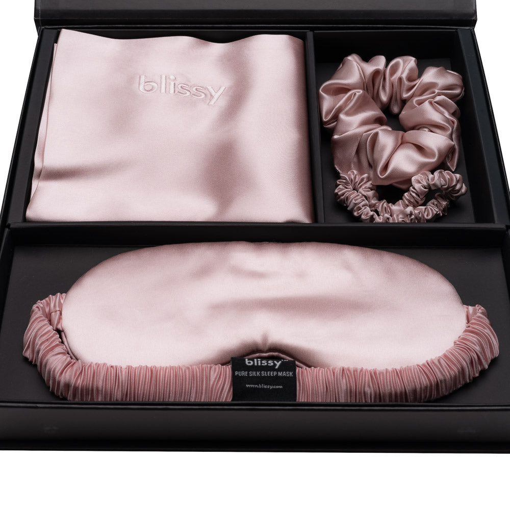 Blissy Mulberry Silk Blissy Dream Set – Pink Standard