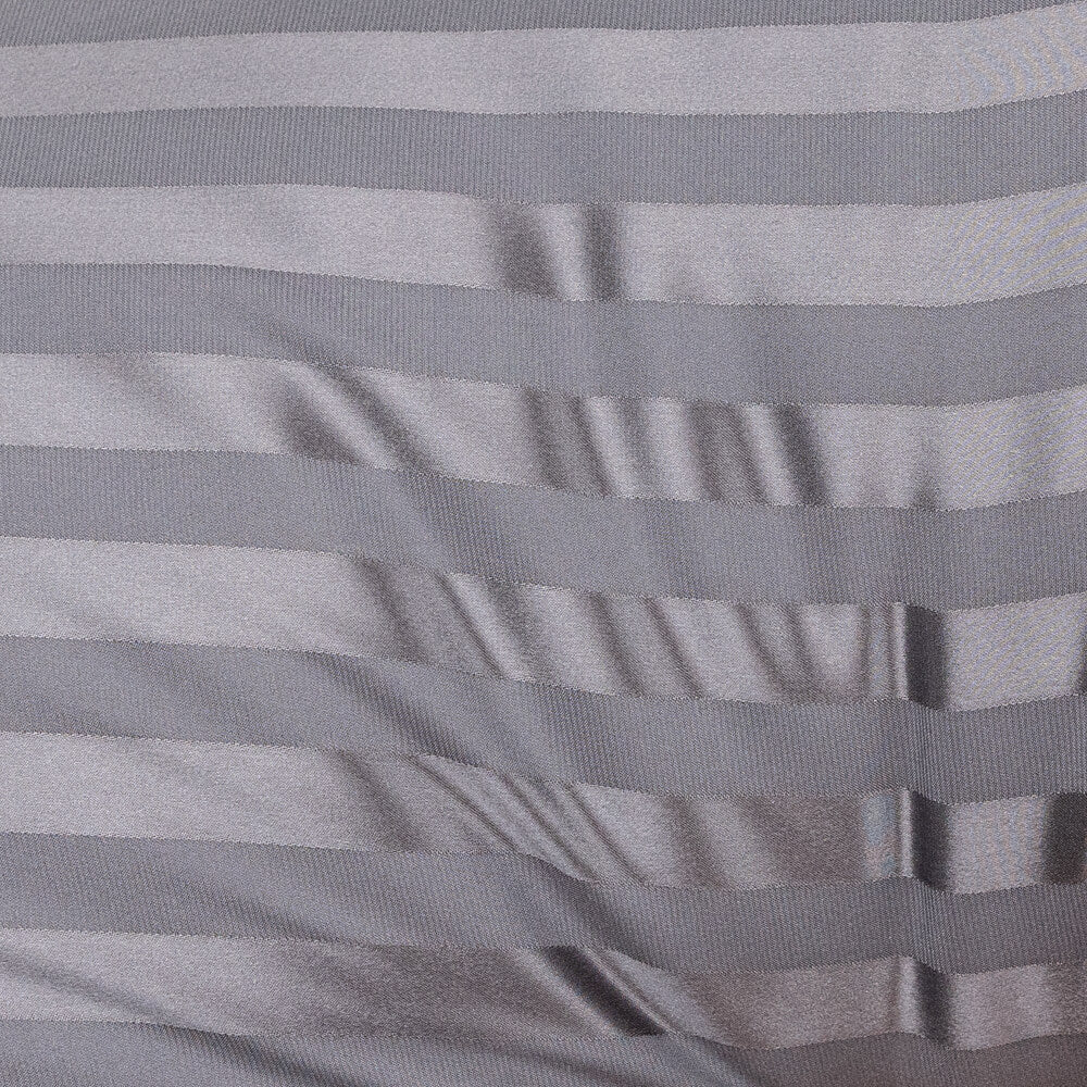 Blissy King Grey Striped Pillowcase Lifestyle – Mulberry Silk