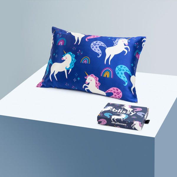 Blissy Unicorn Pillowcase – 22 Momme Mulberry Silk, 100% Silk