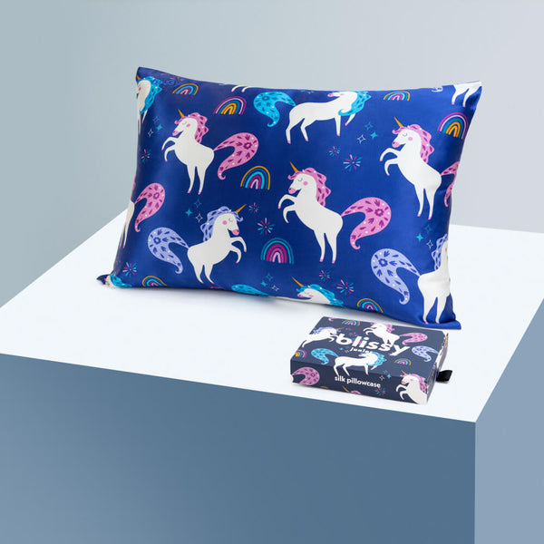 Blissy Unicorn Pillowcase – 22 Momme Mulberry Silk, 100% Silk