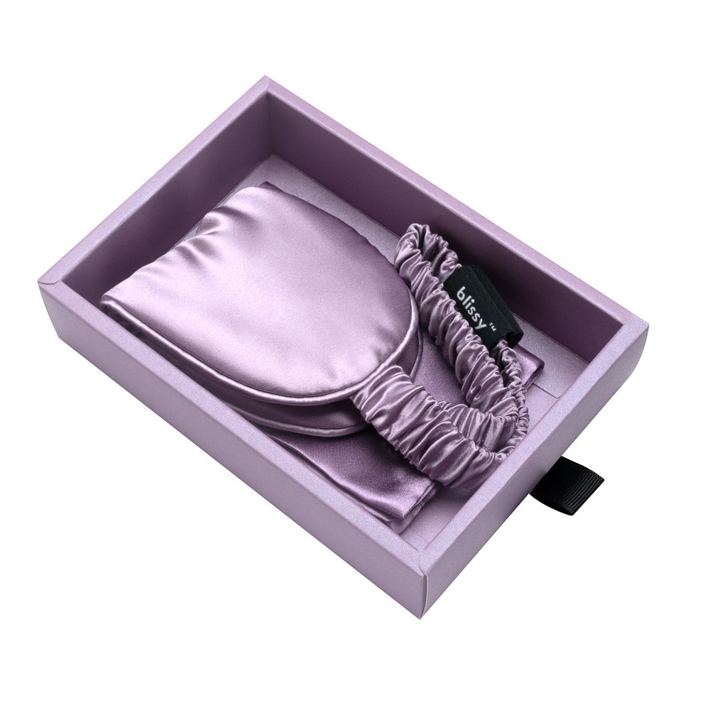 Blissy Mulberry Silk Sleep Mask – Lavender