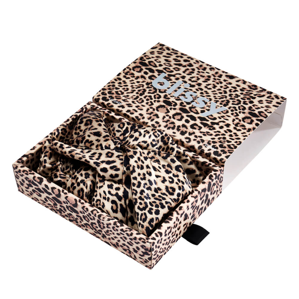 Blissy Leopard Silk Blissy Bonnet Detail –