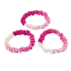 Blissy Skinny Scrunchies - Pink Ombre