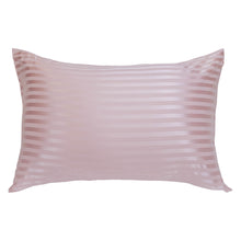 Load image into Gallery viewer, Pillowcase - Pink Striped - Standard