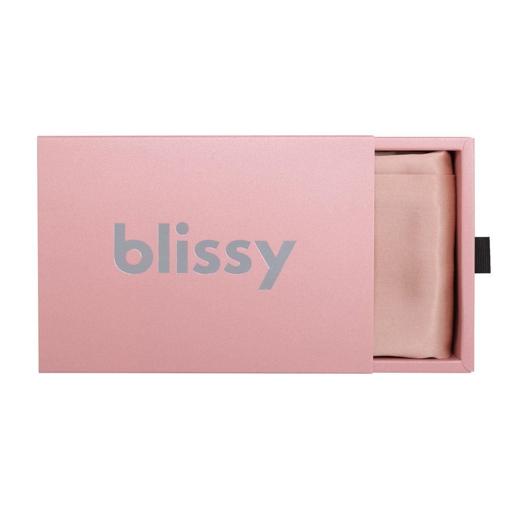 Blissy Mulberry Silk Pillowcase – Rose Gold Standard