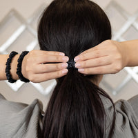 Blissy Skinny Scrunchies - Black