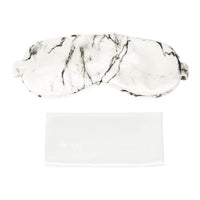 Sleep Mask - Light Marble