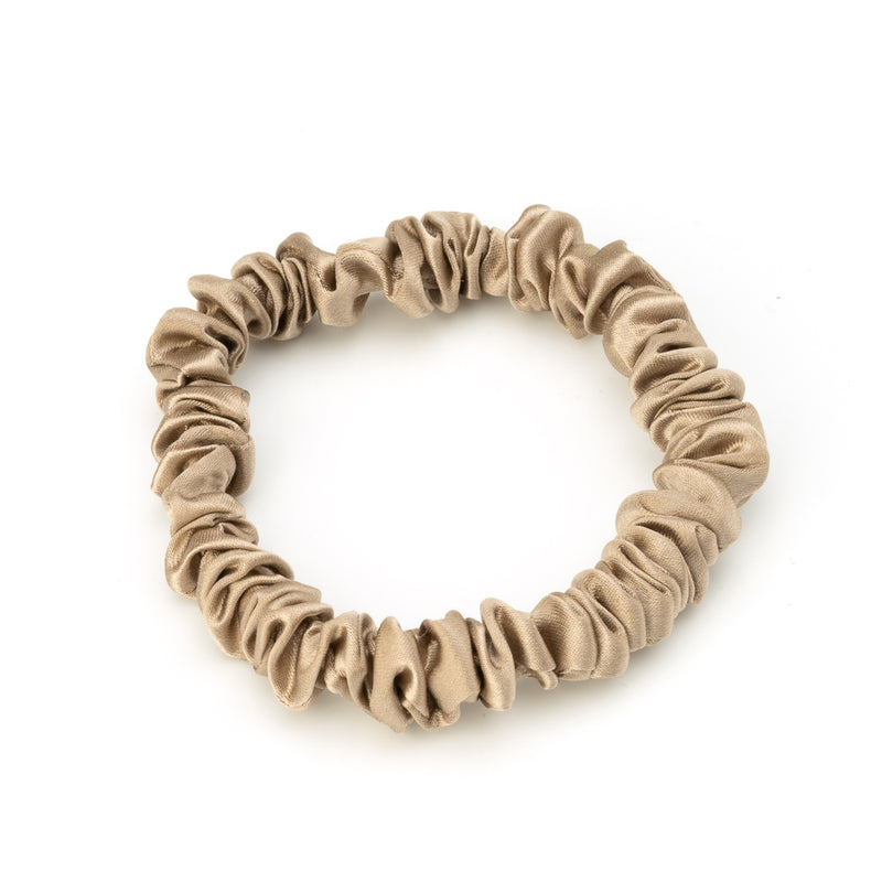 Blissy Skinny Scrunchies - Taupe