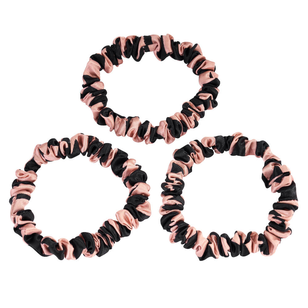 Blissy Tiger Silk Blissy Skinny Scrunchies Detail –